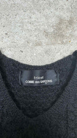 Tricot Comme Des Garçons Cable/Jacquard Docking Sweater