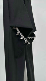 Area Crystal Cut-out Pants