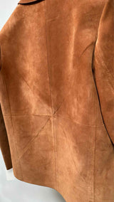LOEWE Puzzle-Shaped Suede Jacket