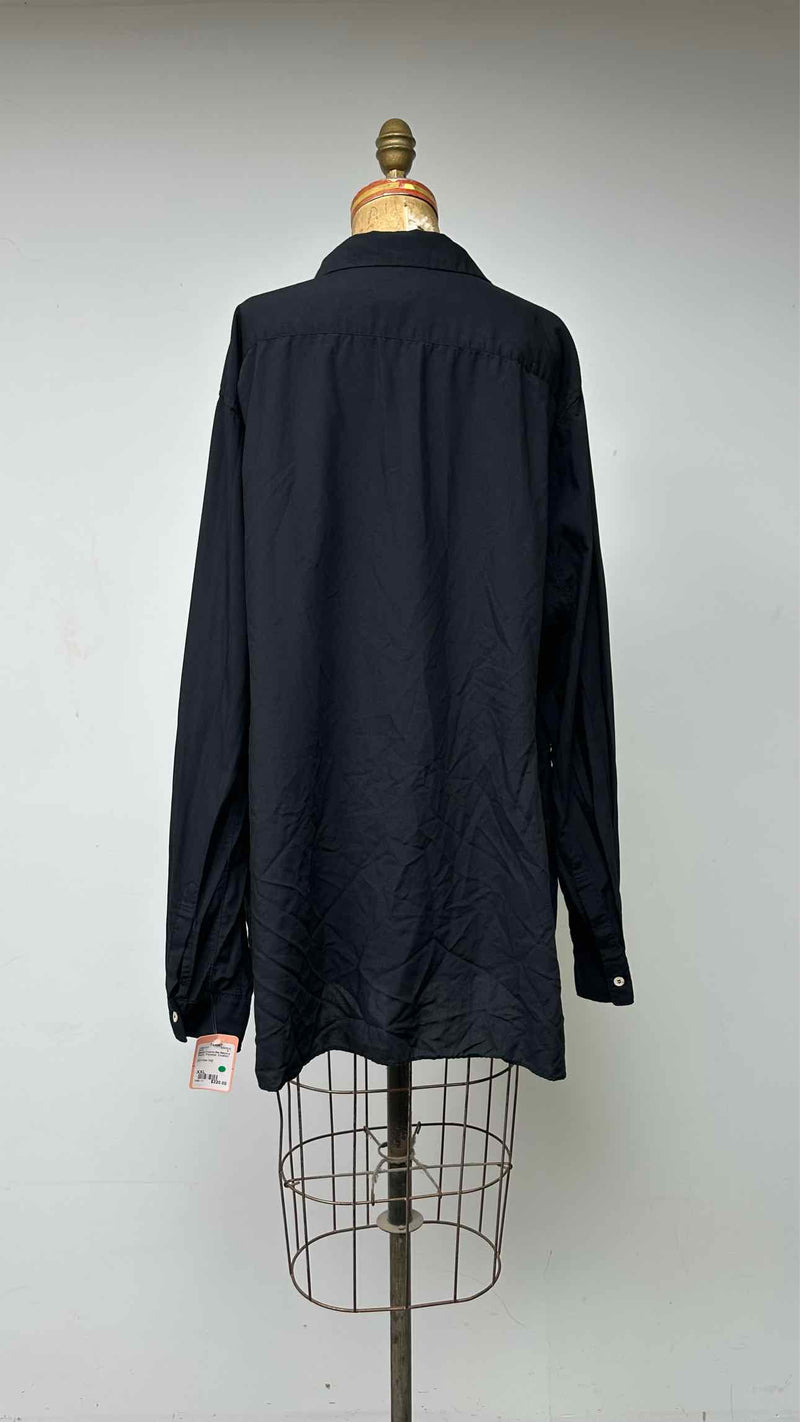 Black Comme Des GarÃ§ons Front-detailed Shirt