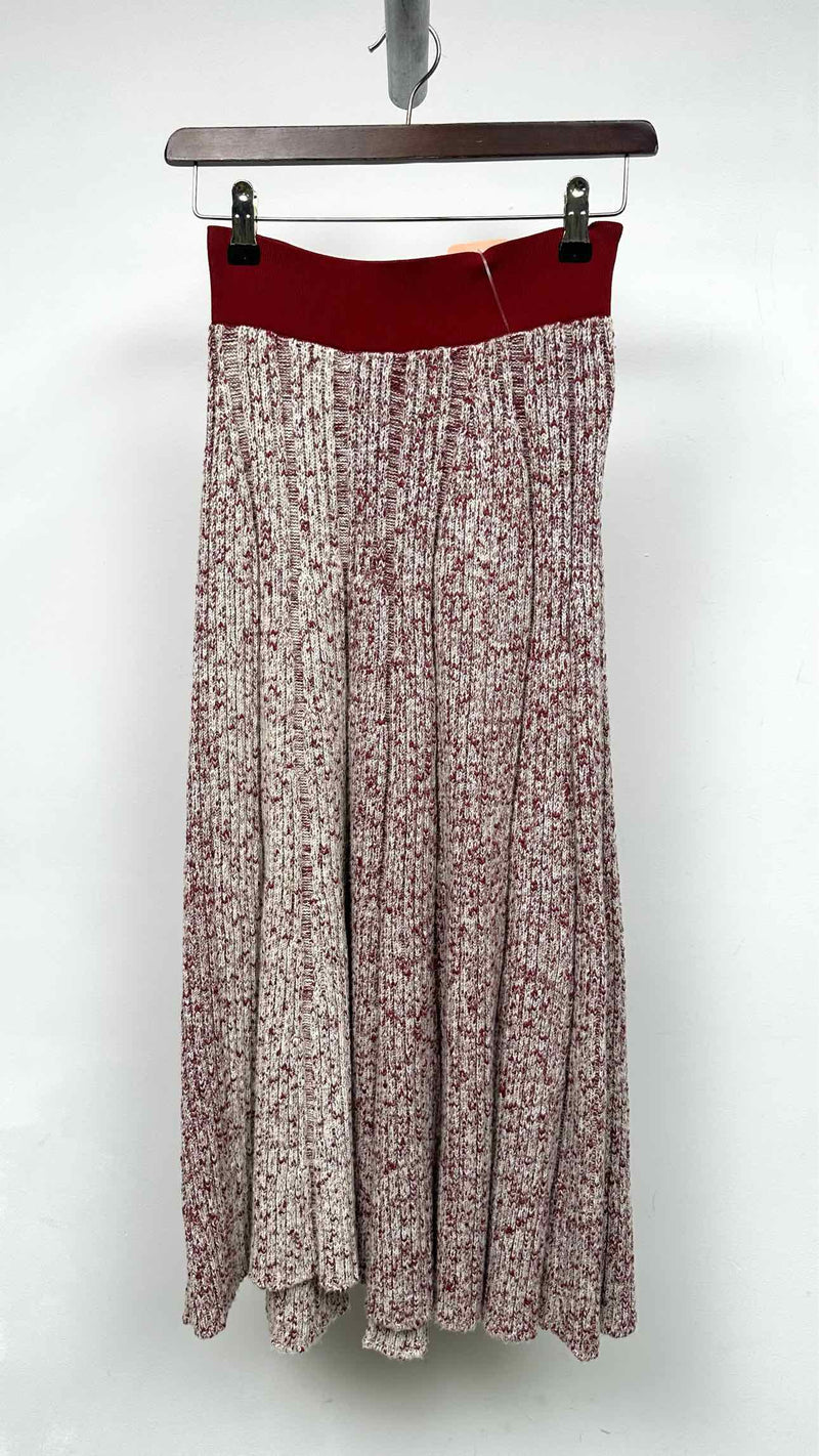 CELINE Knitted Rib Long Skirt