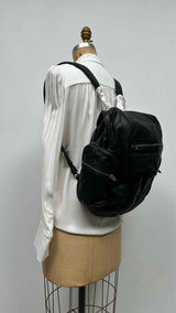Alexander Wang Zip-detailed Leather Multi-way Backpack