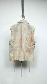 Men's Ann Demeulemeester Pony-hair Leather Vest