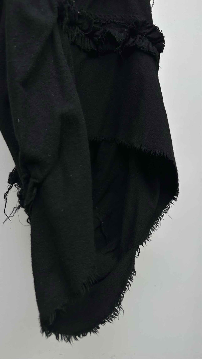 Tao Comme Des GarÃ§ons Asymmetrical Fringed Skirt