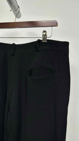Chanel Low-rise Pleated Wide Pants