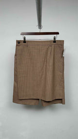 Dries Van Noten Plaid Layered Shorts