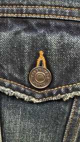 Balenciaga Raw-edge Layered Denim-hybrid Jacket