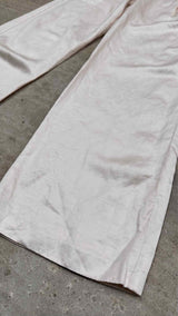 R13 Satin Wrinkle Wide Pants