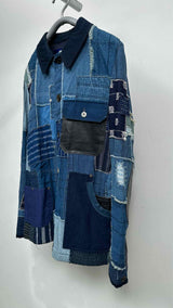 Junya Watanabe MAN Boro Patchwork Denim Jacket