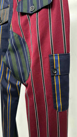 LOEWE Patchwork Stripe Cargo Pants