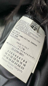 Margiela Leather / Feather Coat