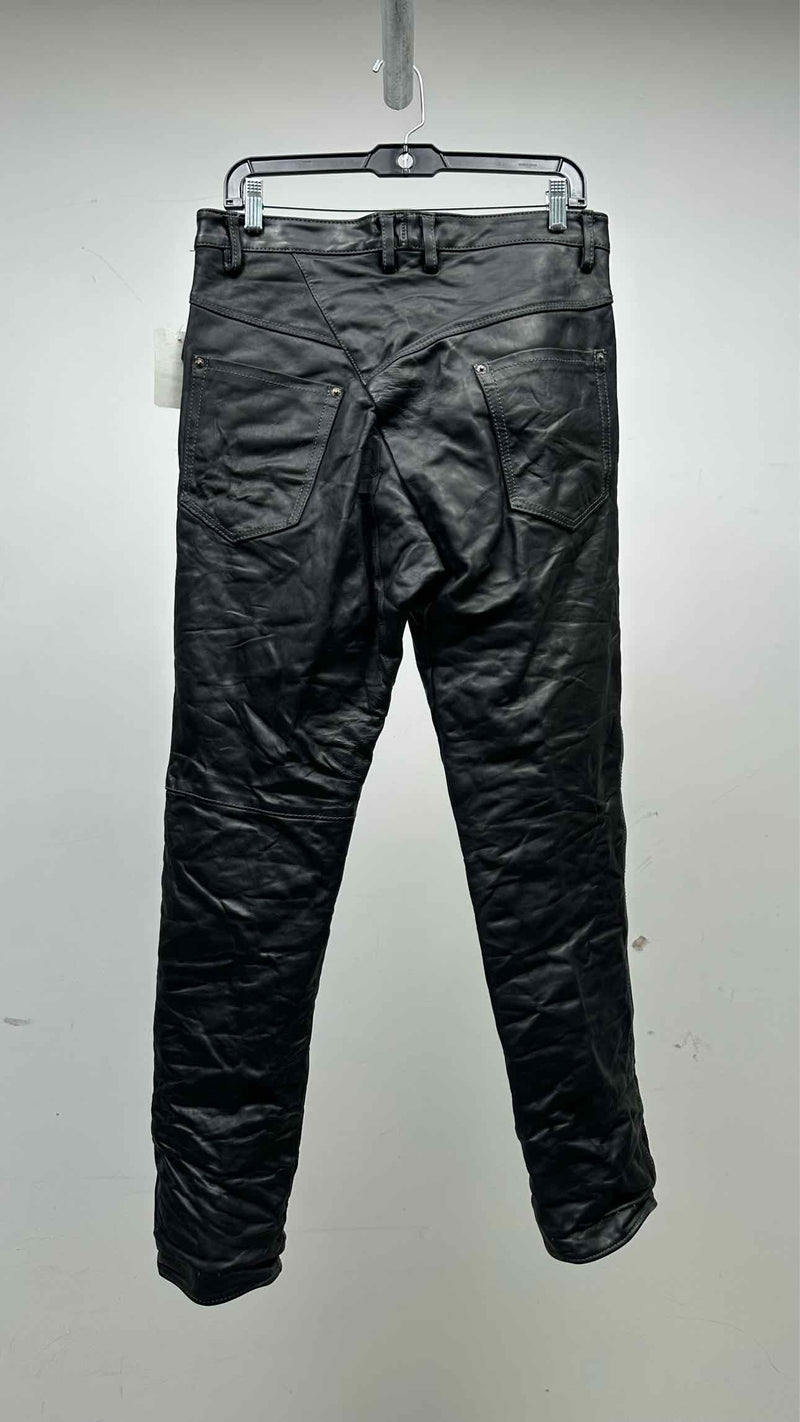 Taichimurakami Displacement Leather Jeans Pants
