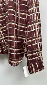 Salvatore Ferragamo Plaid Silk Shirt