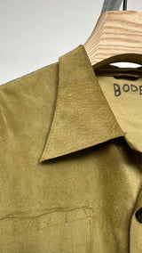 Bode Suede Shirt Jacket