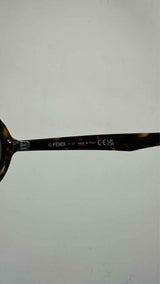 Fendi Aviator Oval Frame Sunglasses