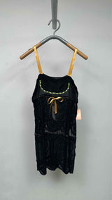 Bode N/S Corinthia Teddy Lace Silk Mini Dress