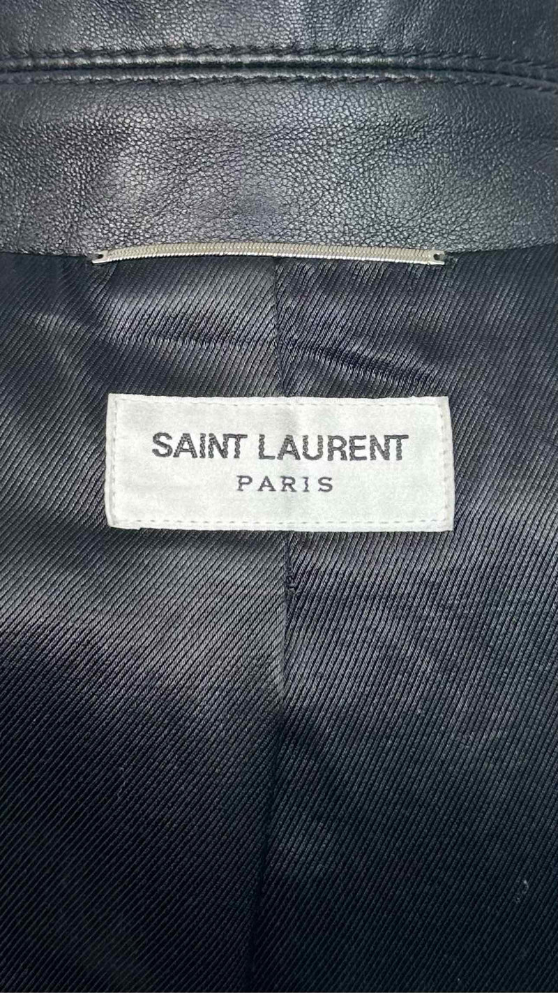 Saint Laurent Leather Tracker Jacket