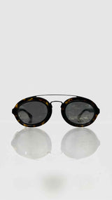 Fendi Aviator Oval Frame Sunglasses