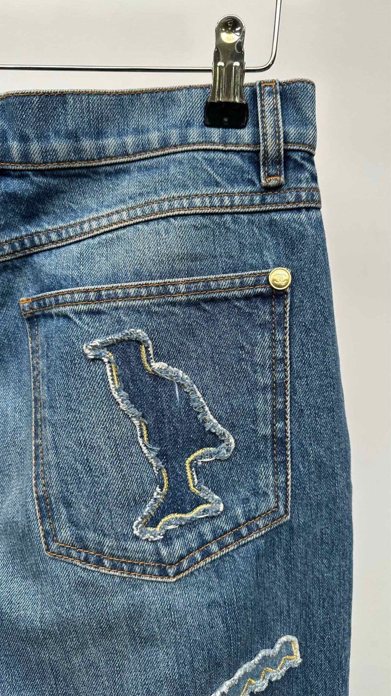 Chanel Patchwork Jeans