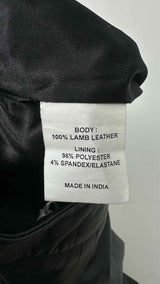 Munthe Sailor Leather Wide Shorts