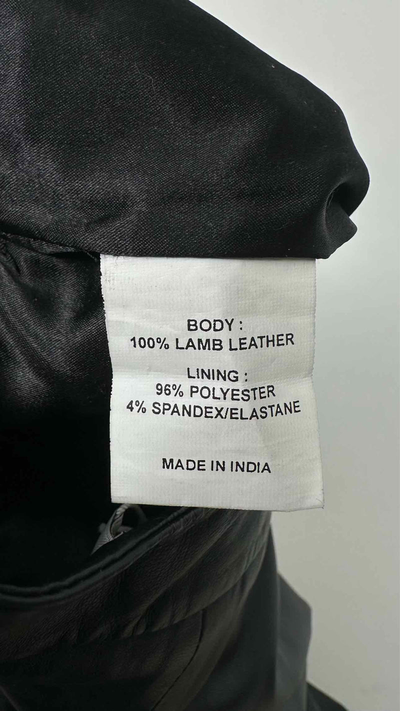 Munthe Sailor Leather Wide Shorts