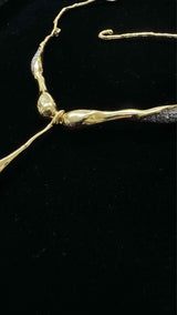 Alexis Bittar Solanales Crystal Teardrop Collar Necklace