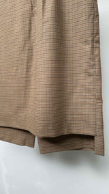 Dries Van Noten Plaid Layered Shorts