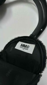 MM6 Faux-fur Earmuffs Pouch