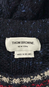Thom Browne Fun-mix Cable-knit Sweater