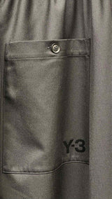 Y-3 Refined Wool Wide Cargo Pants