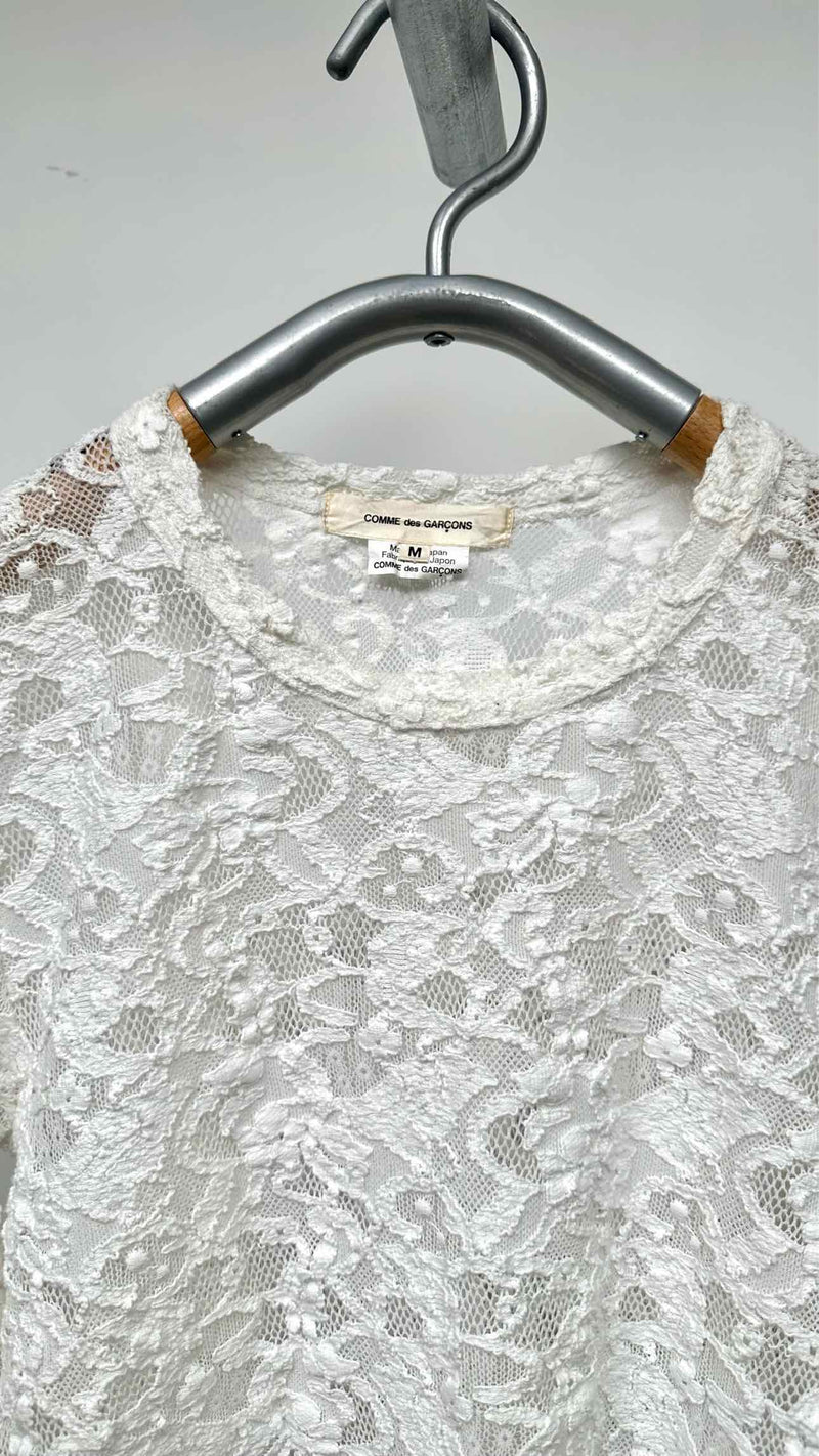 Comme Des Garçons L/S Lace Top