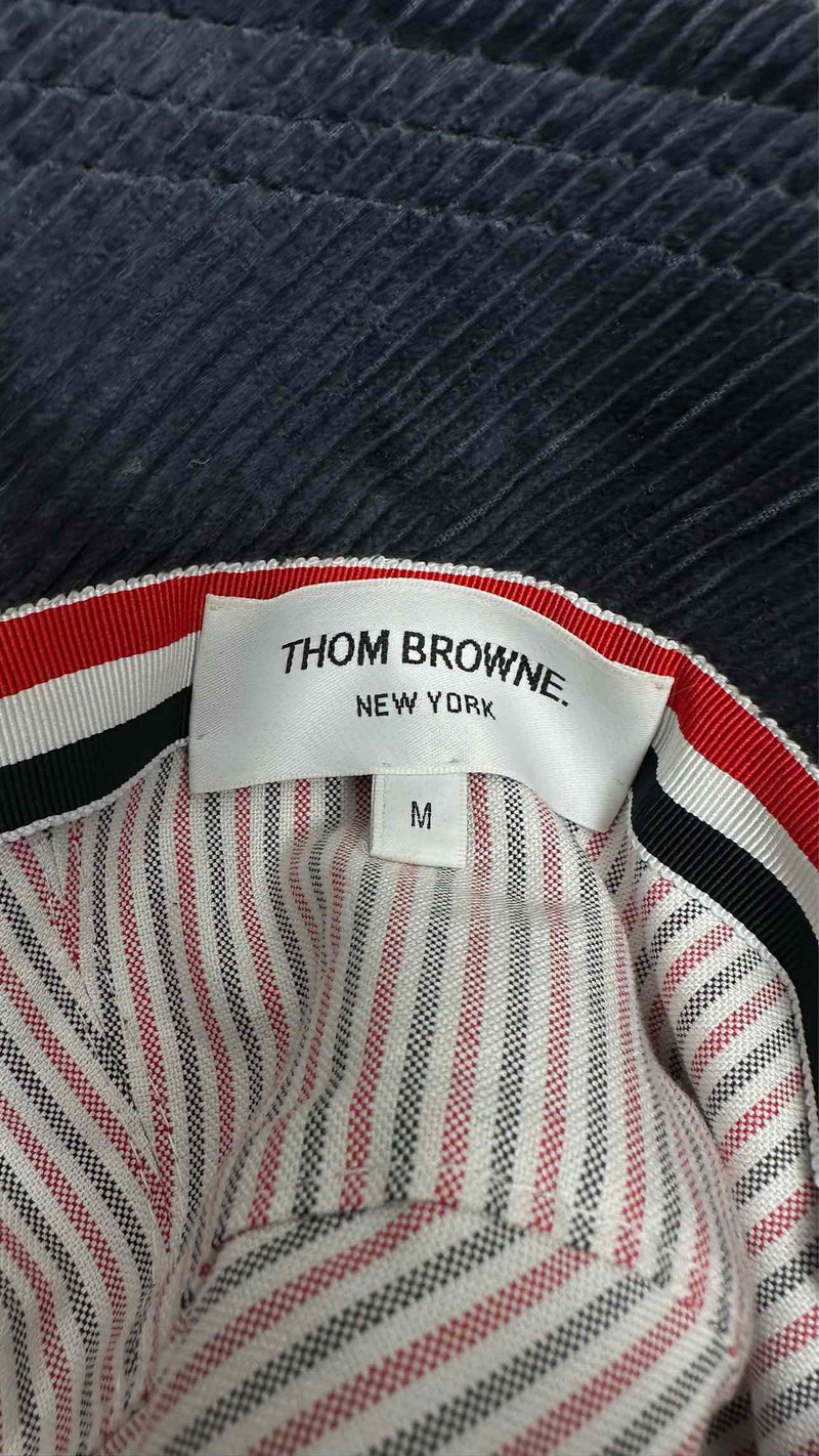 Thom Browne Felt Corduroy Patchwork Bucket Hat