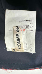 Comme Des Garcons Rose-jacquard Tiered Snap-detailed Skirt