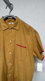 Bode Bottom-plaid Stripe Shirt