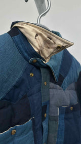 Visvim Denim Patchwork Down Jacket