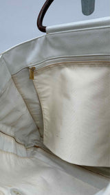 Chanel CC Caviar Wood Tote Bag