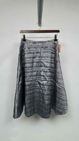 Thom Browne Pleated Silk A-line Long Skirt