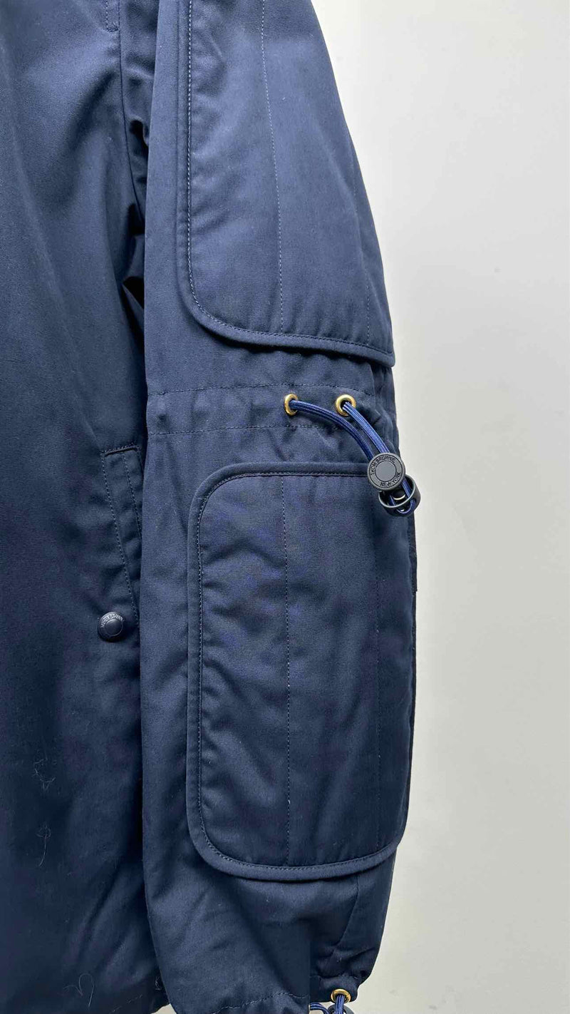 Thom Browne Sleeve Paneled Zip-up Jacket