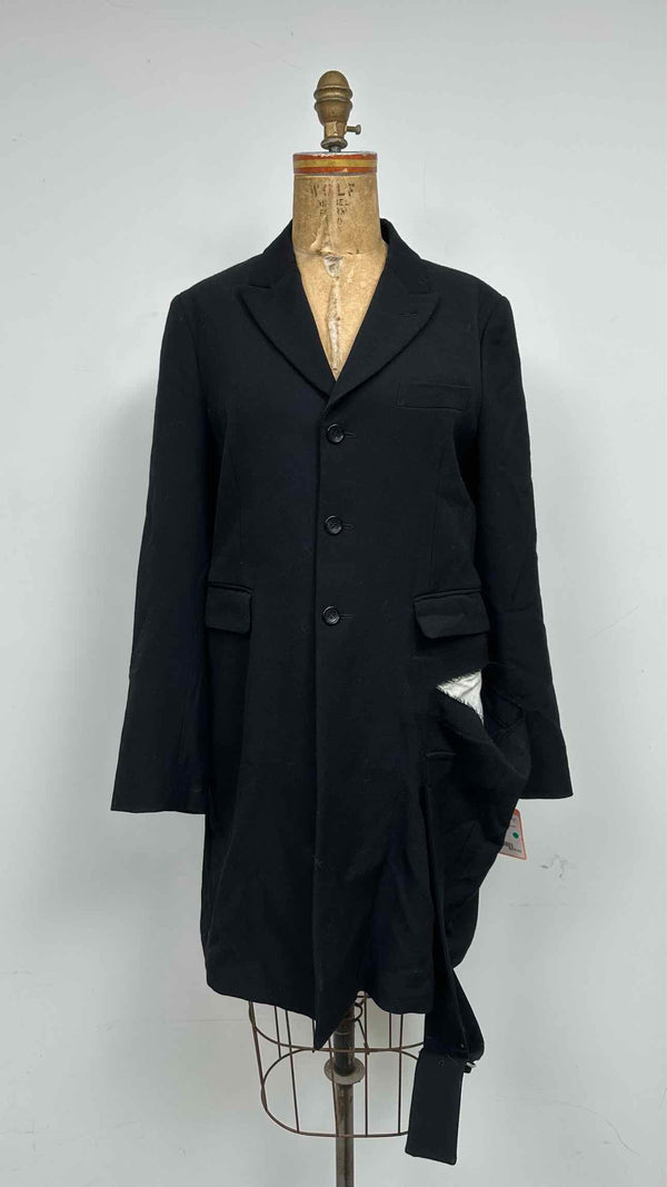 Comme Des GarÃ§ons Asymmetrical Cut-out Coat