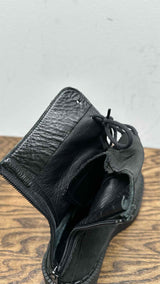 Yohji Yamamoto Wrinkly Back-Zip Boots