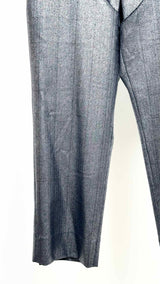 Comme Des Garcons Homme Plus Metalic-effect Layered Pants