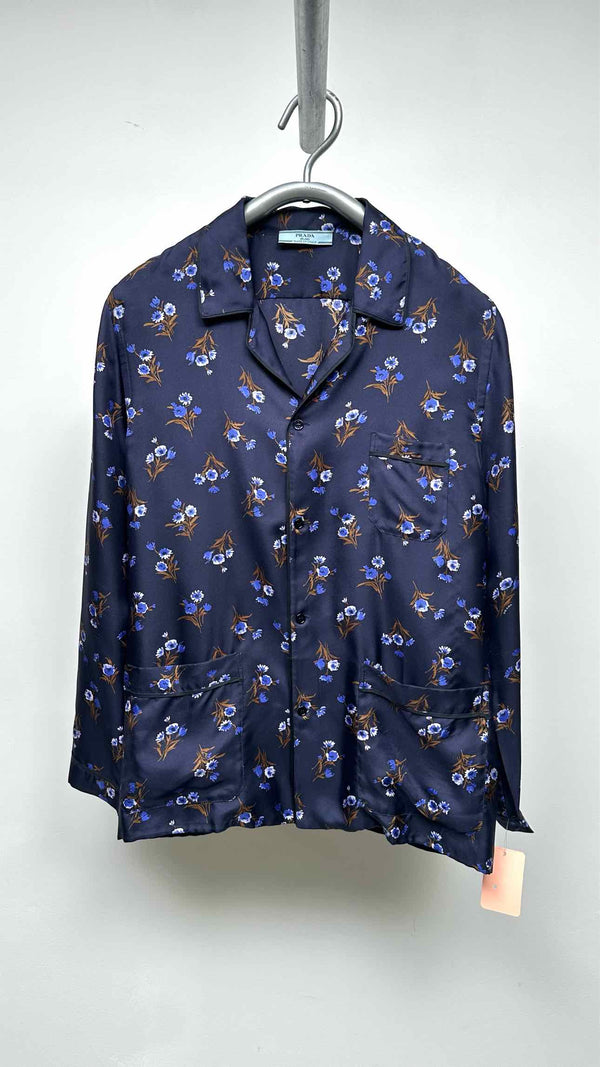 Prada Floral Pajama Shirt