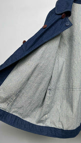 45rpm Oversized Denim Trench Jacket