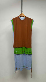 JW Anderson N/S Layered Merino Wool Dress