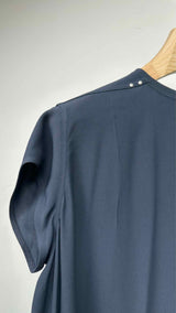 Rick Owens Cap-sleeve Satin Tunic