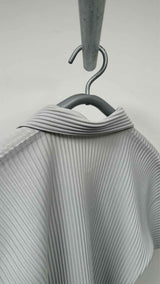 Homme Plisse S/S Pleated Polo Shirt