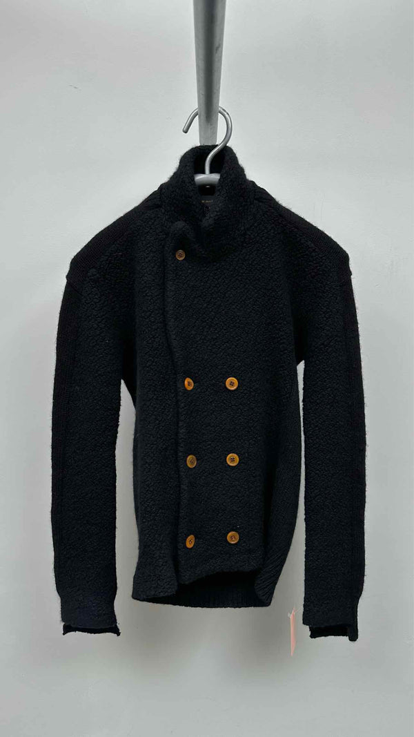Comme Des Garcons Double-breatsed Boa Knit Jacket