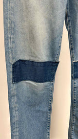 Acne Jeans Distressed Knee-patch Jeans