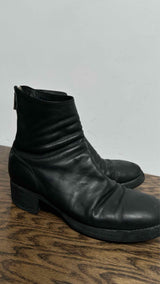 GUIDI back zip ankle Boots