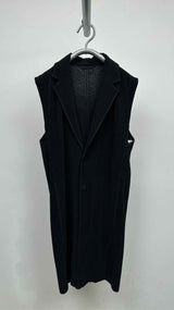 Homme Plisse Tailored Pleated Long Vest